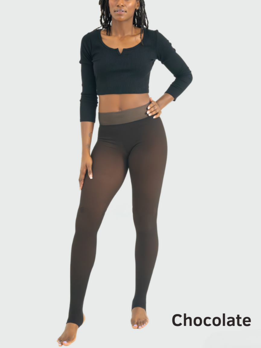 Melanin Fleece Tights - Sheer Tone Effectt
