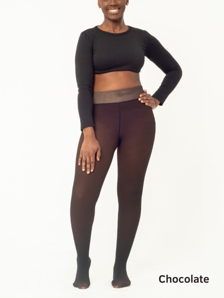 Melanin Fleece Tights - Sheer Tone Effectt