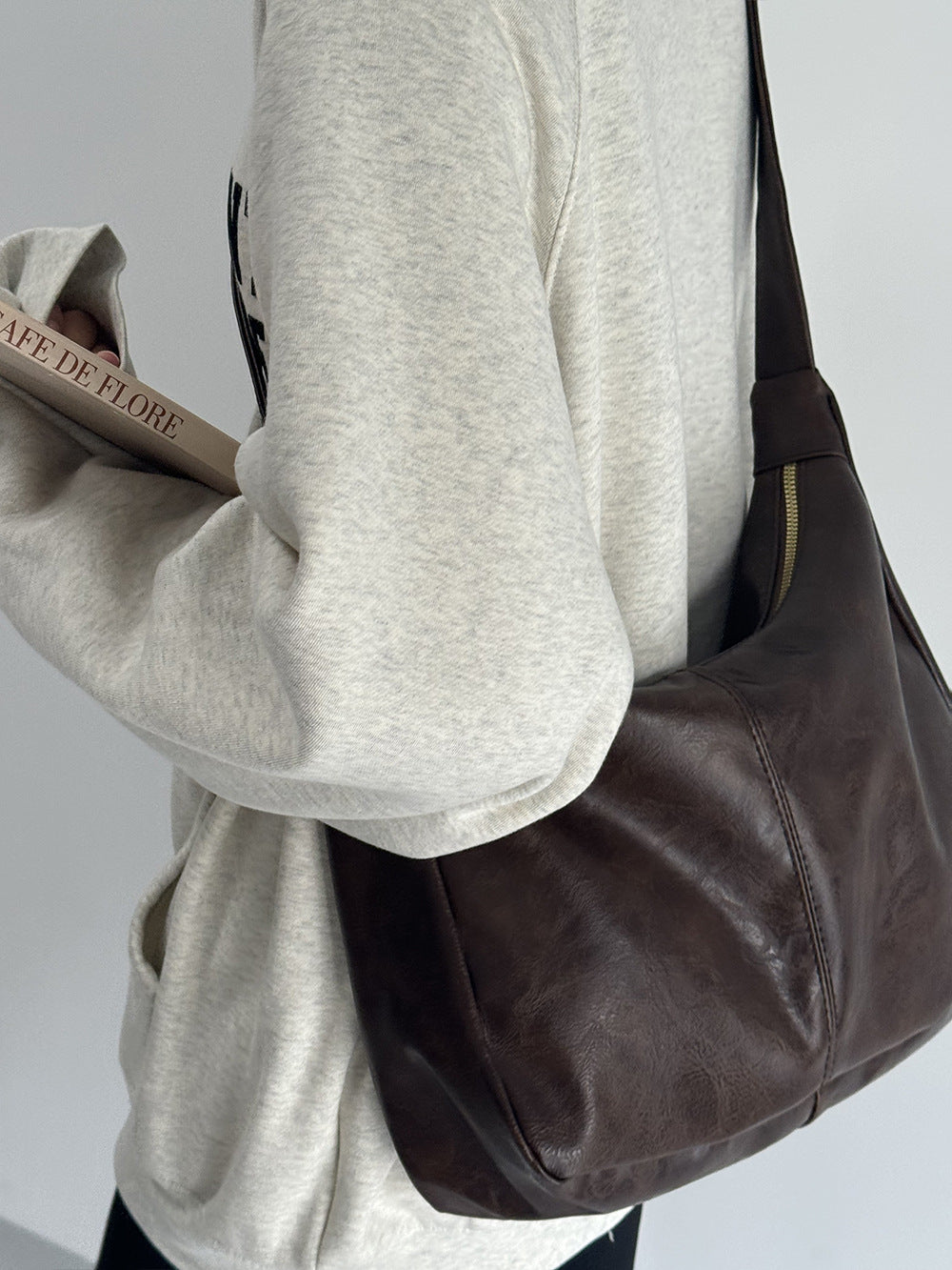 Zoraluxy Slouchy Crossbody Bag