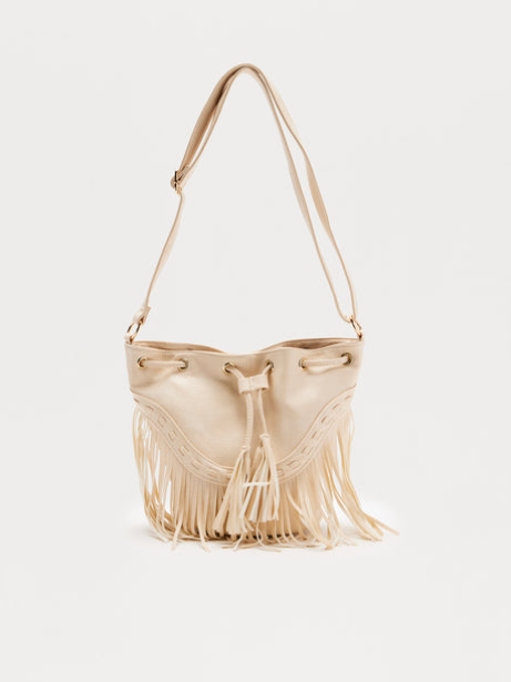 Lillian Fringe Charm – Off White