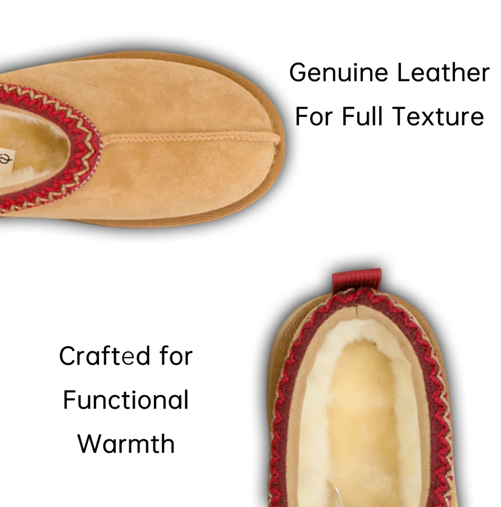 Platform Suede Braided Fluffy Slipper Shoes