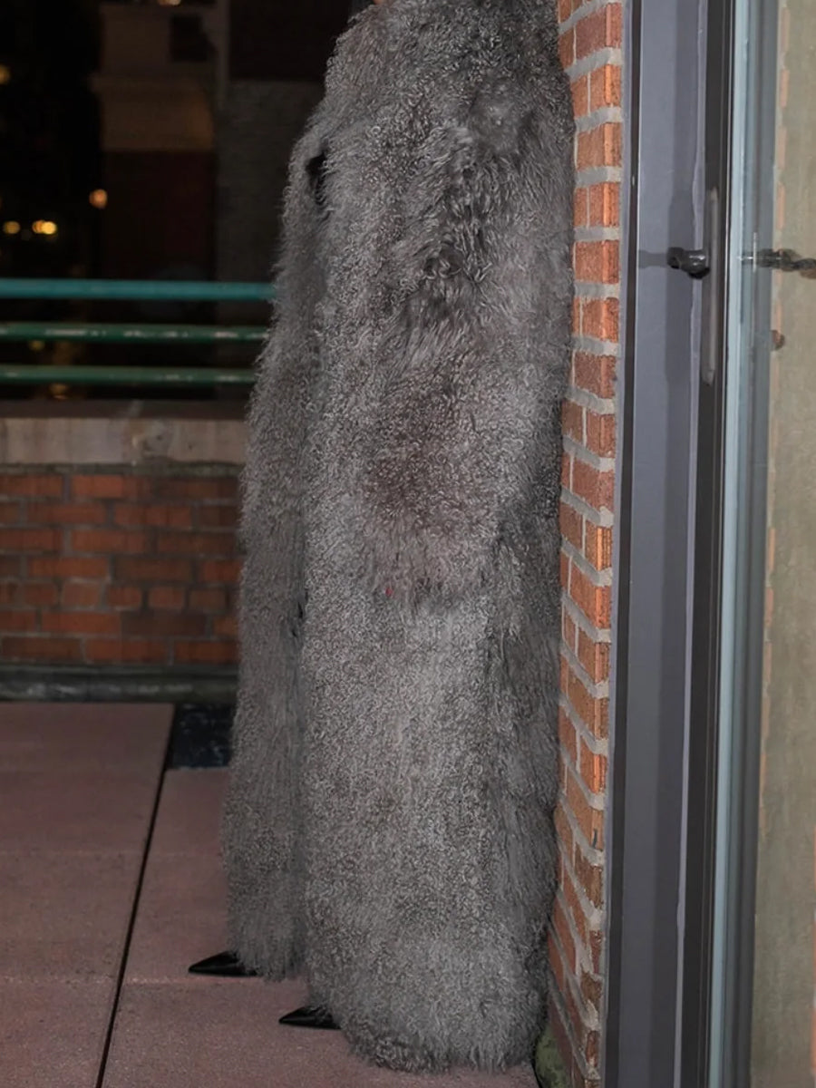 Fashion Loose Warm Faux Fur Coat
