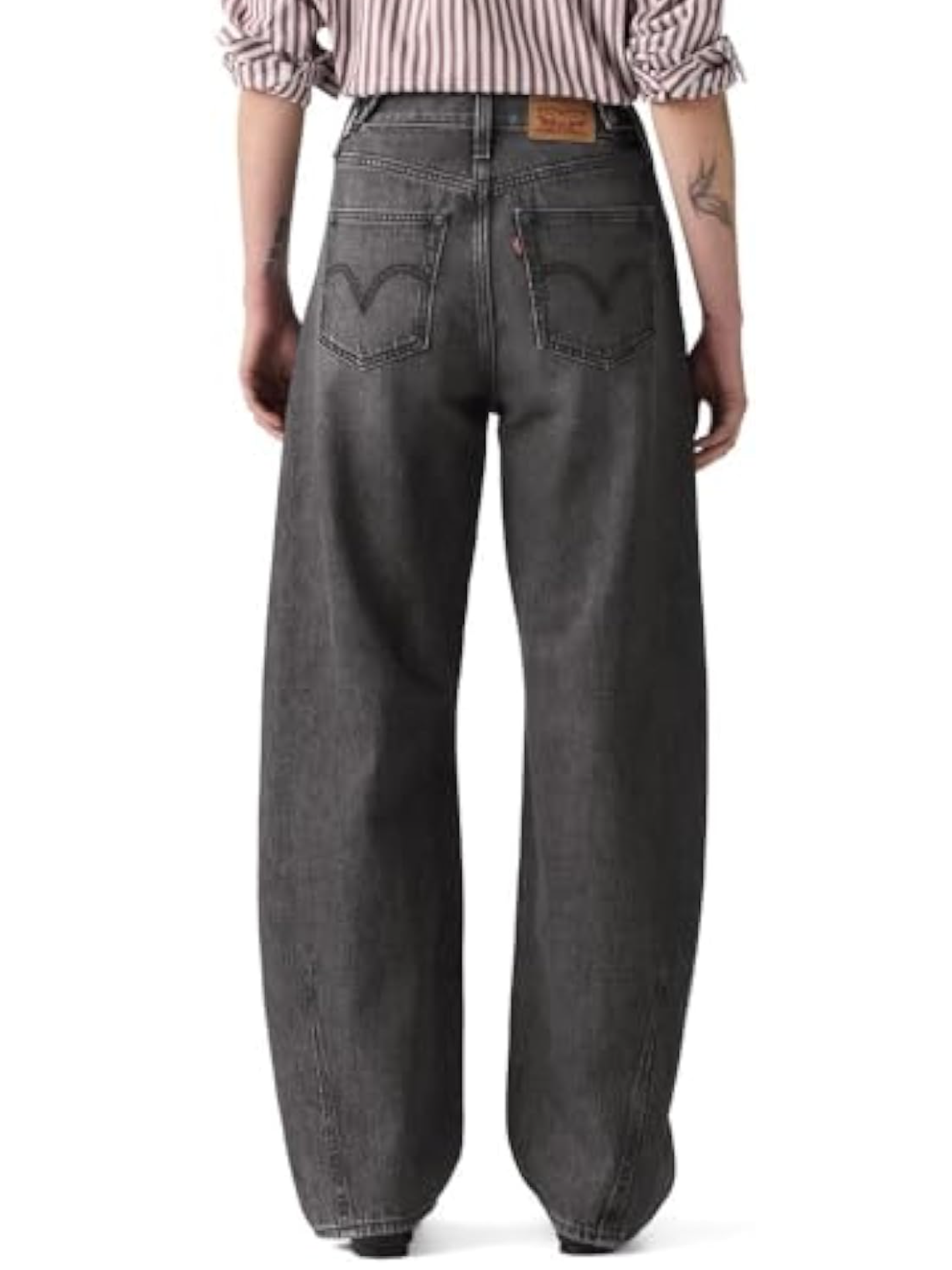 Womens Shaped Wide Leg Jeans