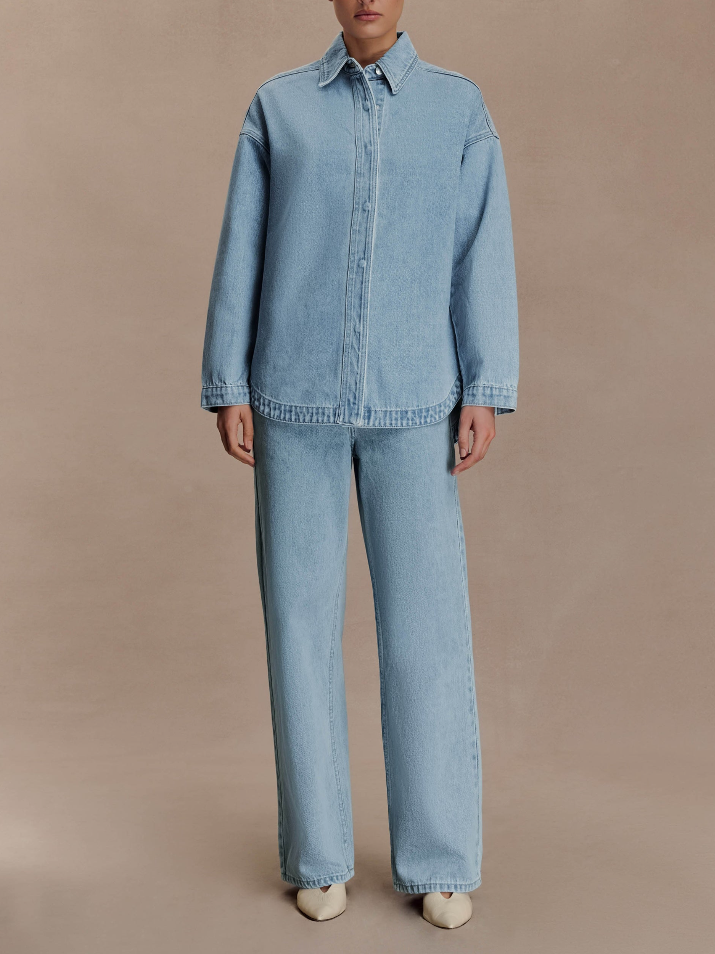 Mannon Denim Two-Piece Set