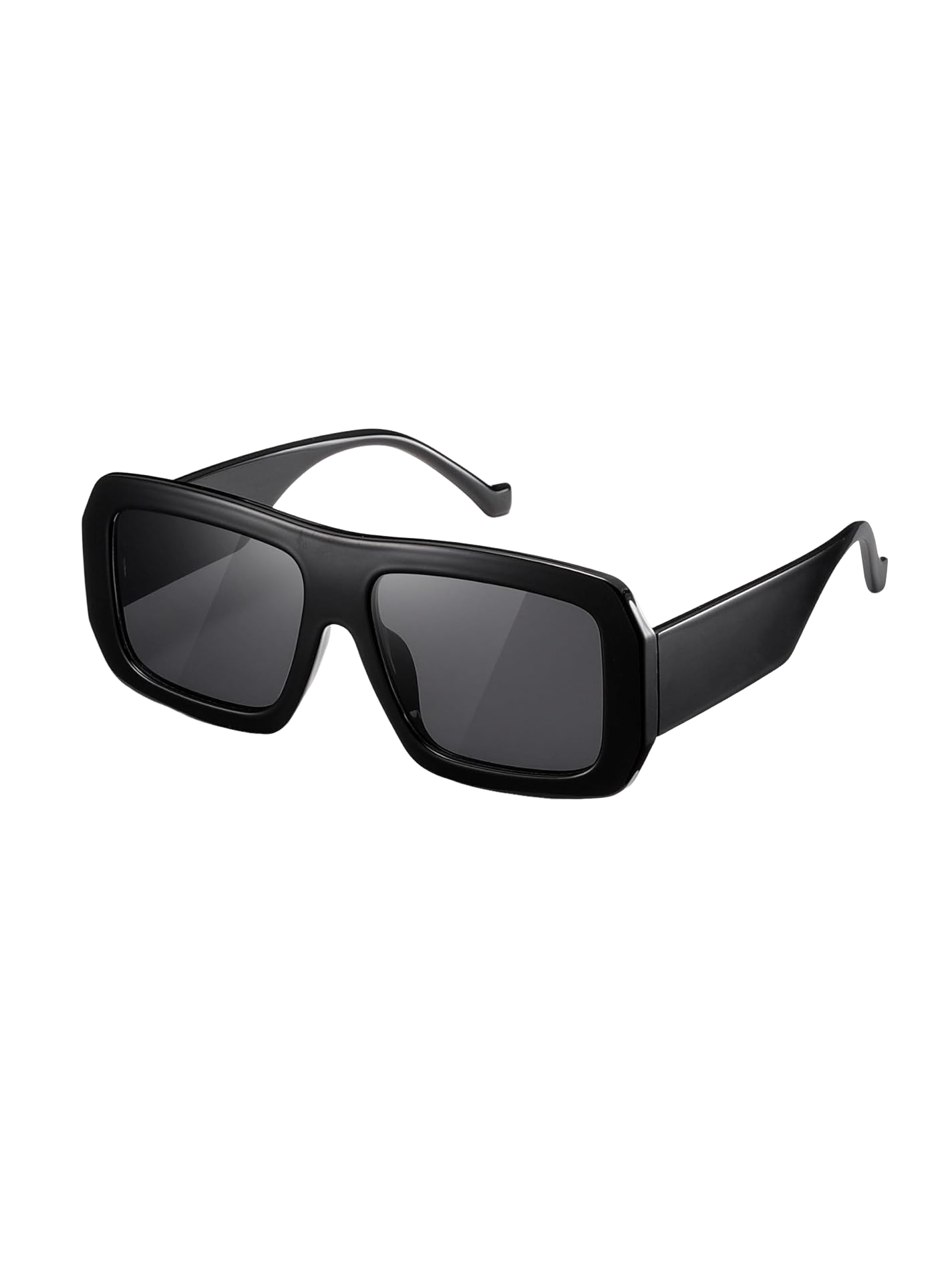 Women's Oversized Square Frame Fashionable Vintage Sunglasses