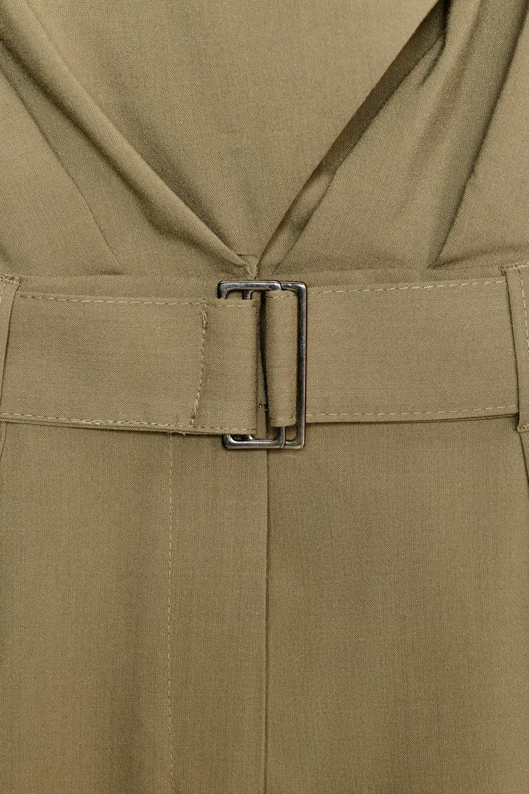 Zora Pad And Belt Short Jumpsuit