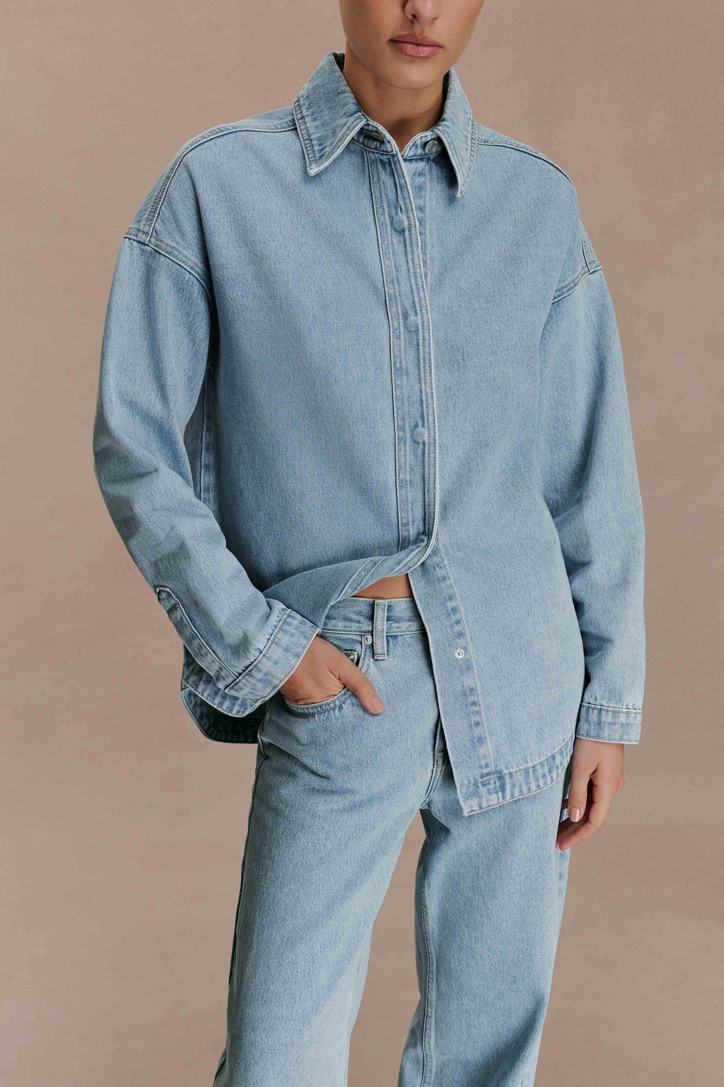 Mannon Denim Two-Piece Set
