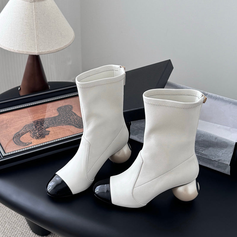Pearl Ball Stretch Skinny Boots