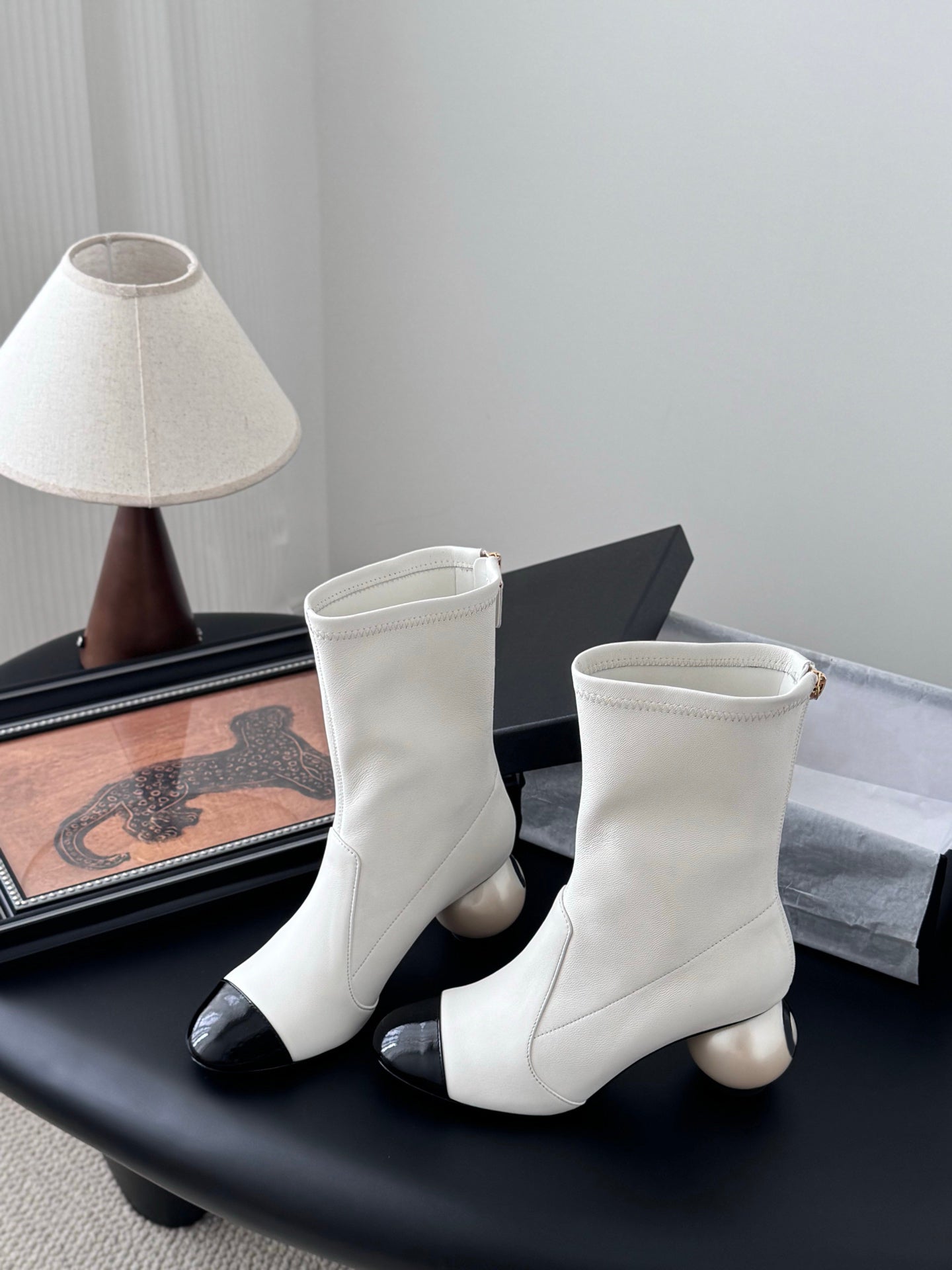 Pearl Ball Stretch Skinny Boots