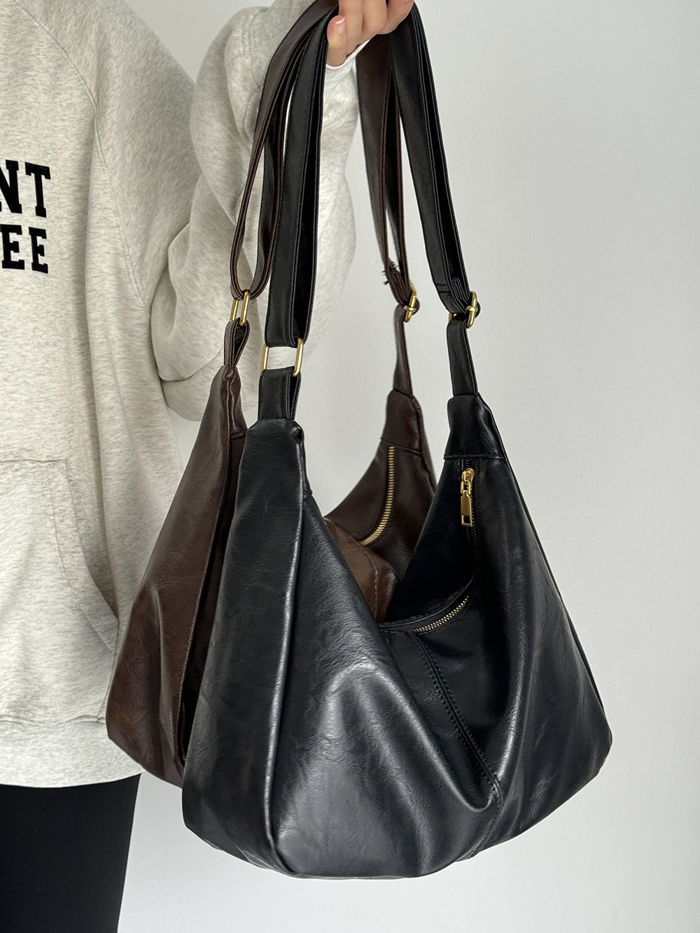 Zoraluxy Slouchy Crossbody Bag