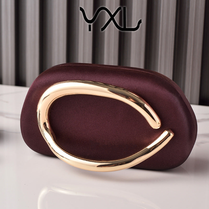 Marbled Acrylic Clutch