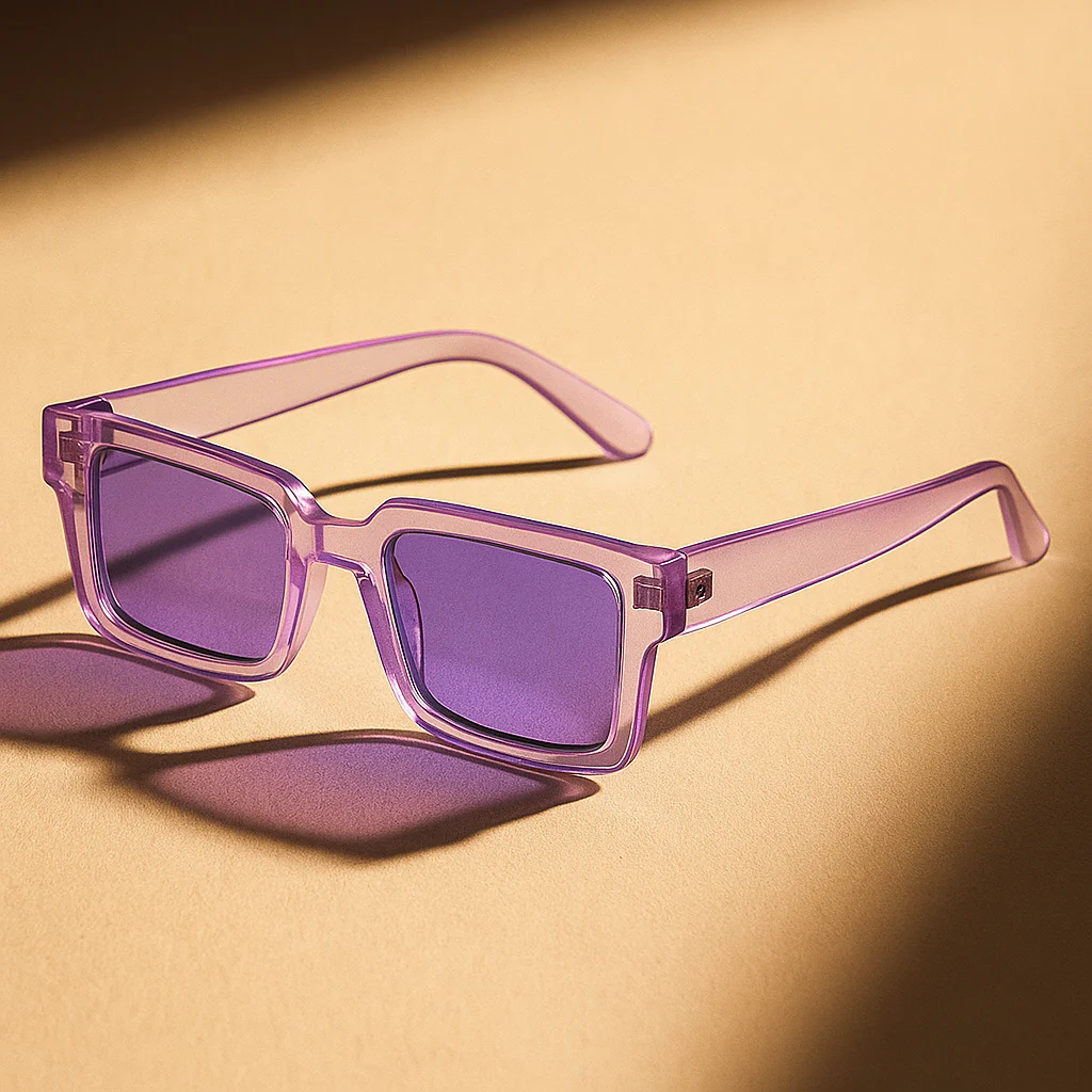 Jelly Square Frame Fashion Sunglasses