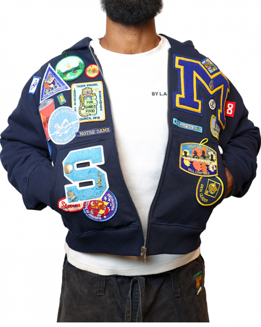 Men's Fashion Patchwork Hoodie Series