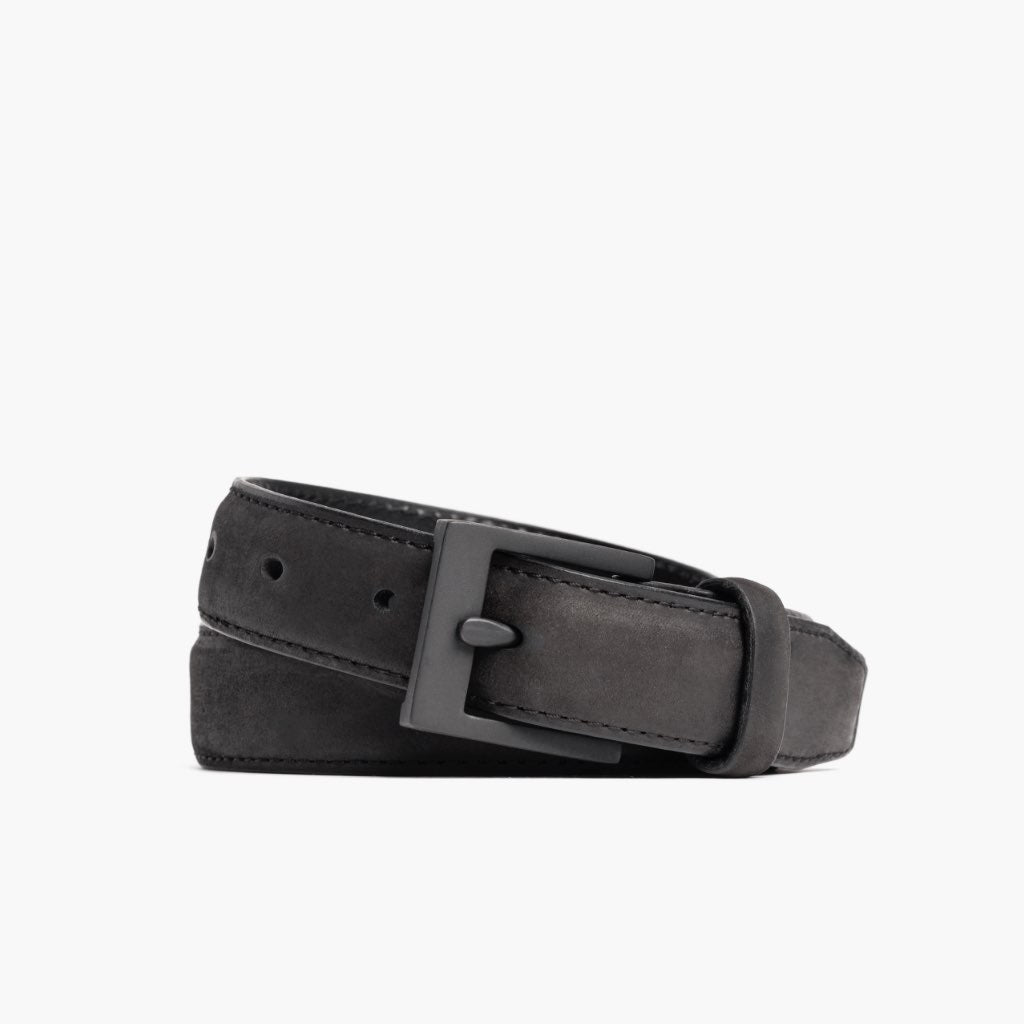 Men's Classic Leather Belt - Black