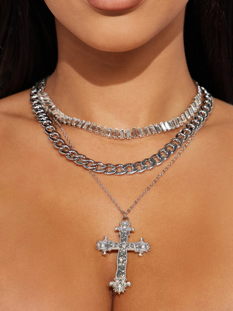 Cross Your Heart Babe Necklace