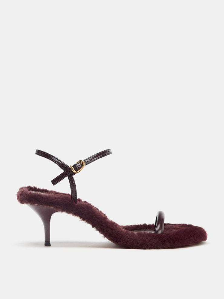Chic Fluff Heeled Sandals