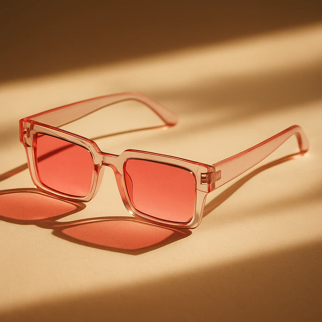 Jelly Square Frame Fashion Sunglasses