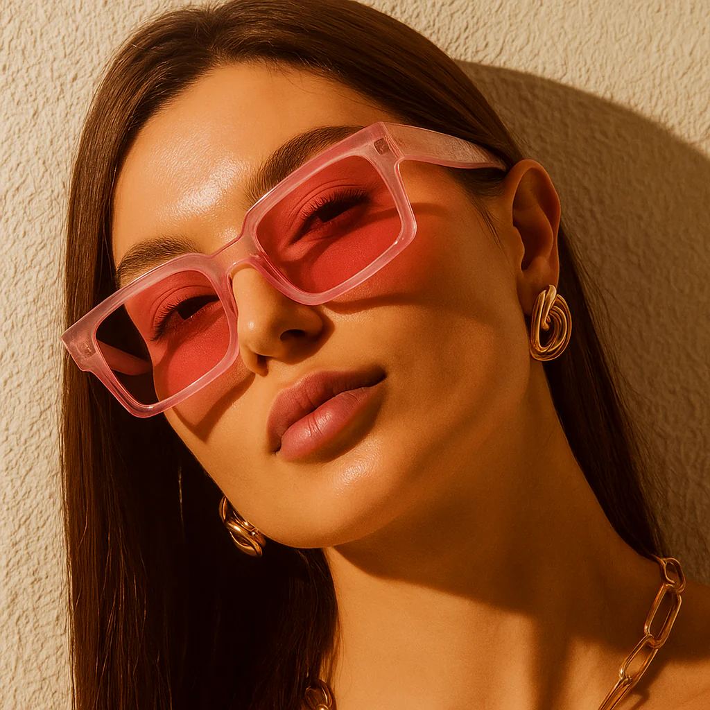 Jelly Square Frame Fashion Sunglasses