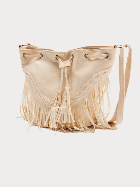 Lillian Fringe Charm – Off White