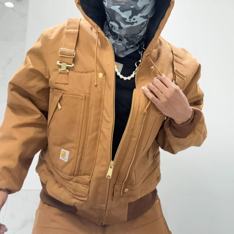 One-of-a-Kind Harness Utility Jacket