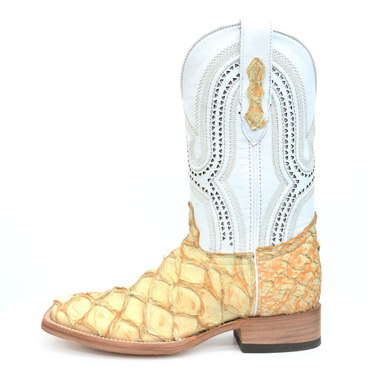 Premium Exotic Pirarucu White Castor