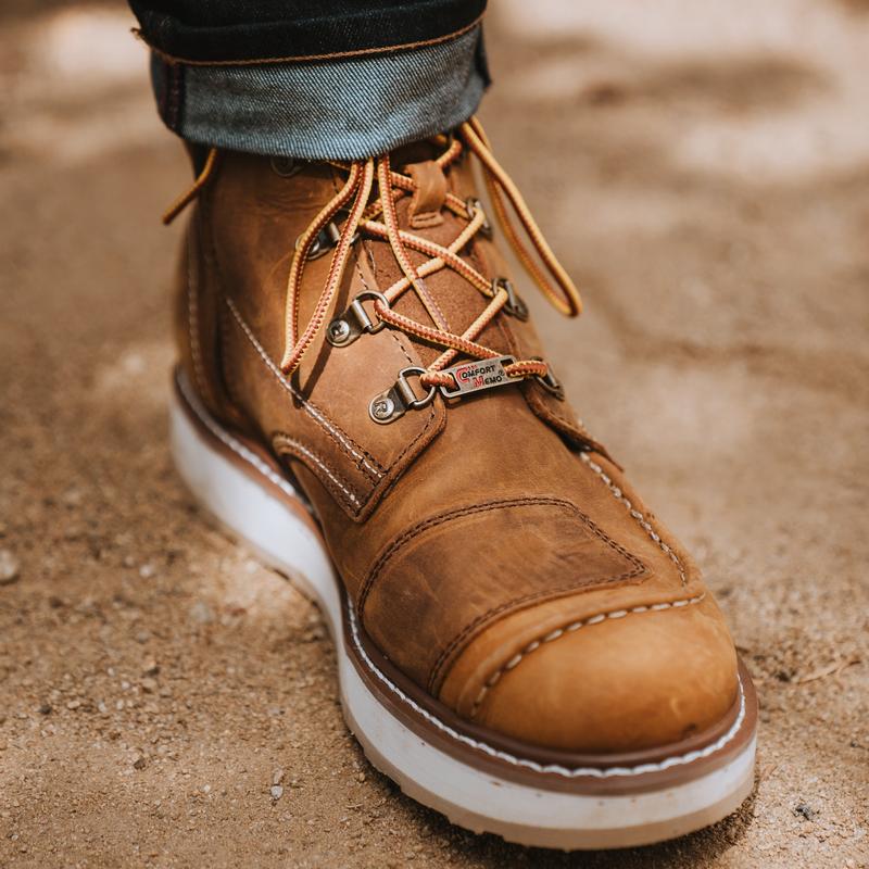 Magnolia Sided Zip Safe Work Boots