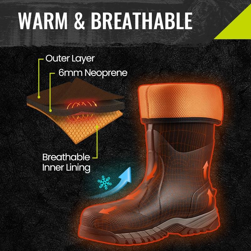 Pin-resistant Waterproof Anti-slip Rubber Boots