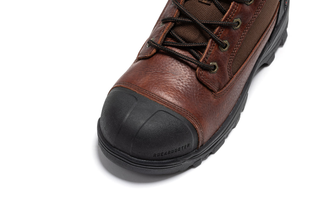 Daviston 6 Inch Brown Composite Toe Waterproof Work Boots