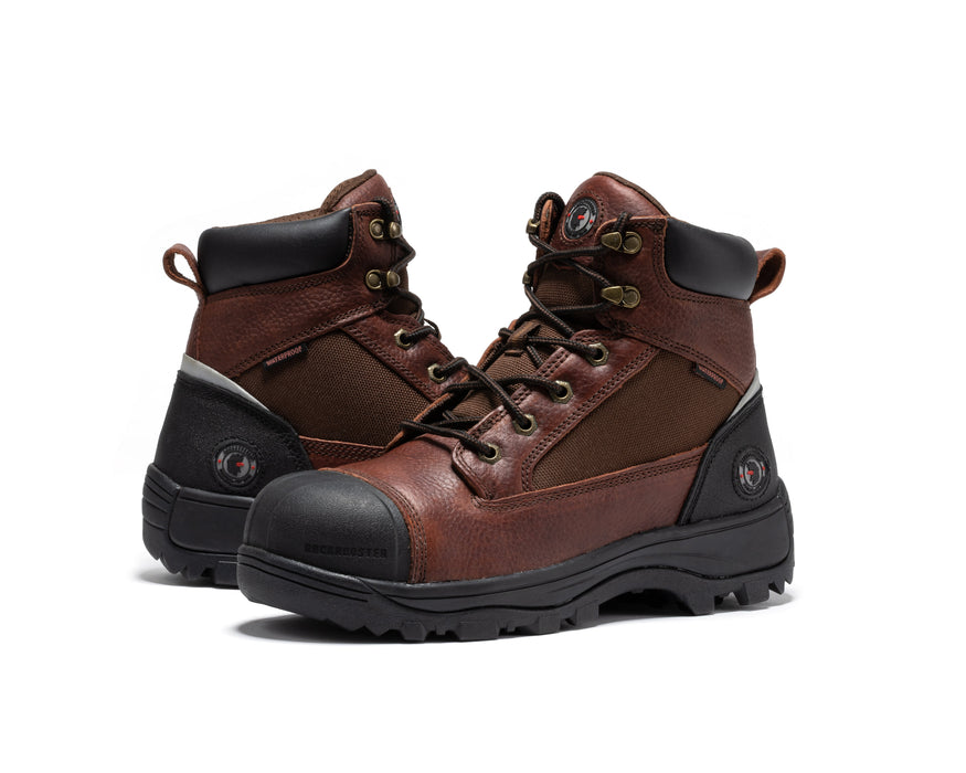 Daviston 6 Inch Brown Composite Toe Waterproof Work Boots