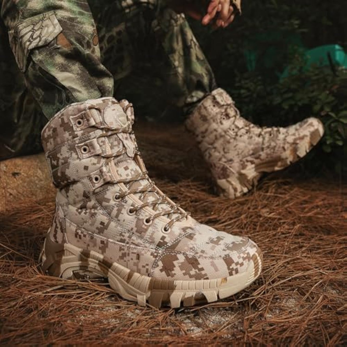 Mens Outdoor Camouflage Hunting Boots