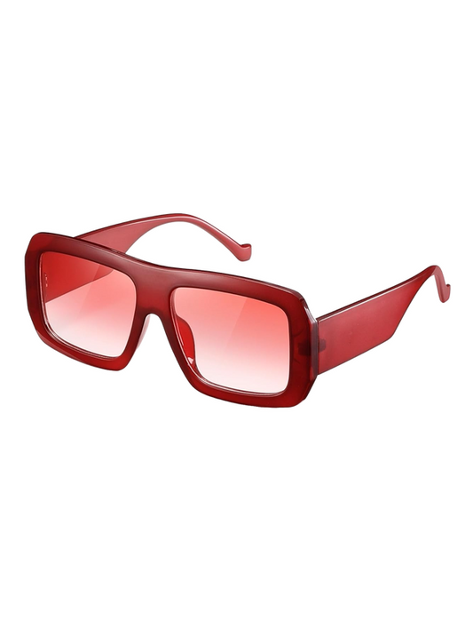 Women's Oversized Square Frame Fashionable Vintage Sunglasses