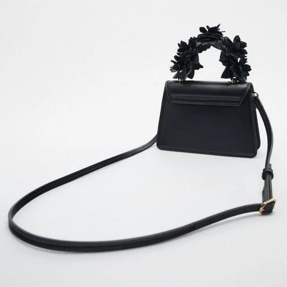 Floral Handle Mini Bag