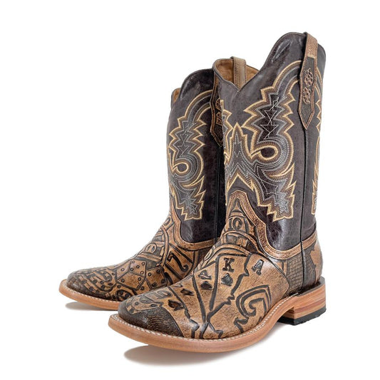 Royal Flush Rustic Cowboy Boots (⏰ Low Stock)