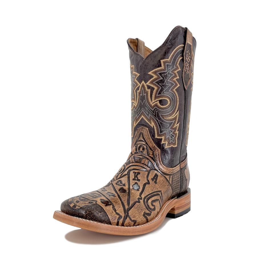Royal Flush Rustic Cowboy Boots (⏰ Low Stock)