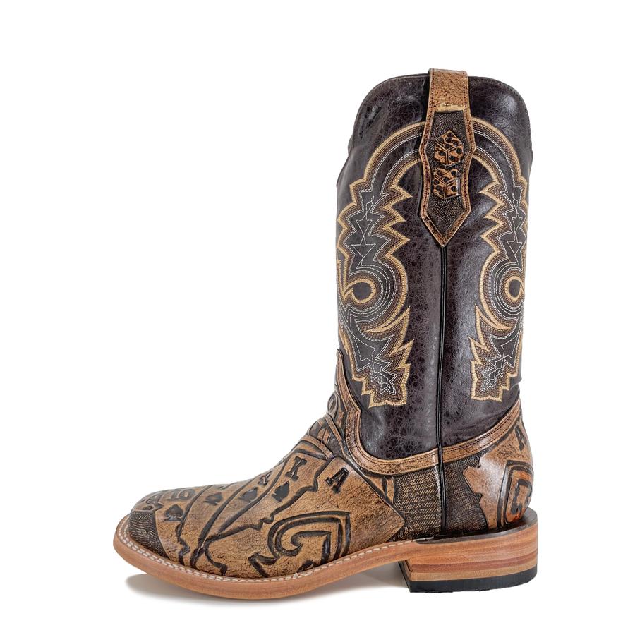 Royal Flush Rustic Cowboy Boots (⏰ Low Stock)