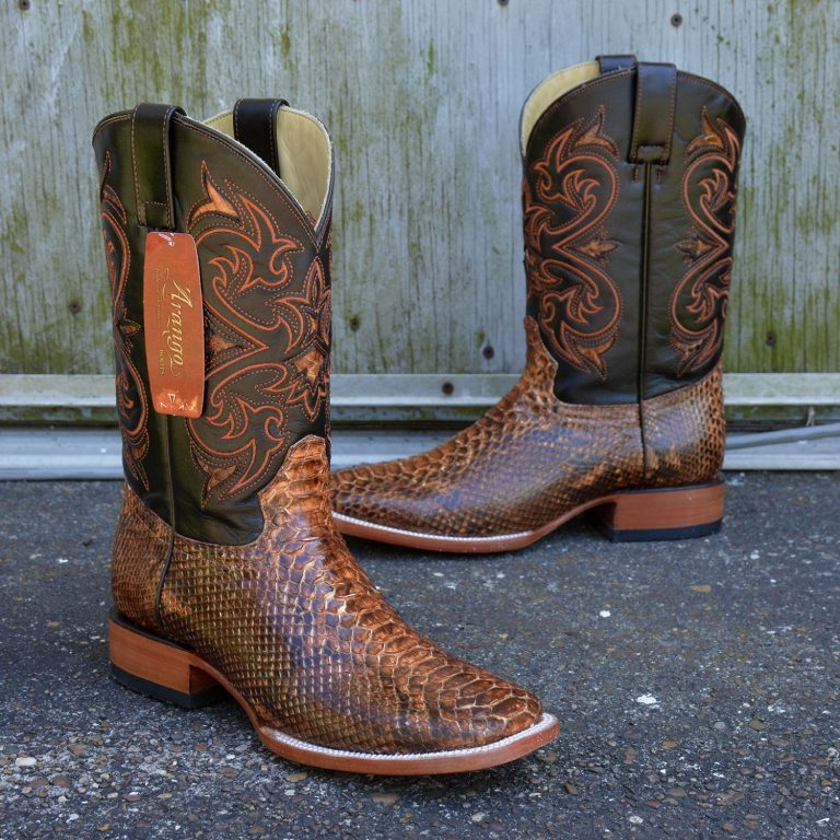 Python Cognac MD Square Toe