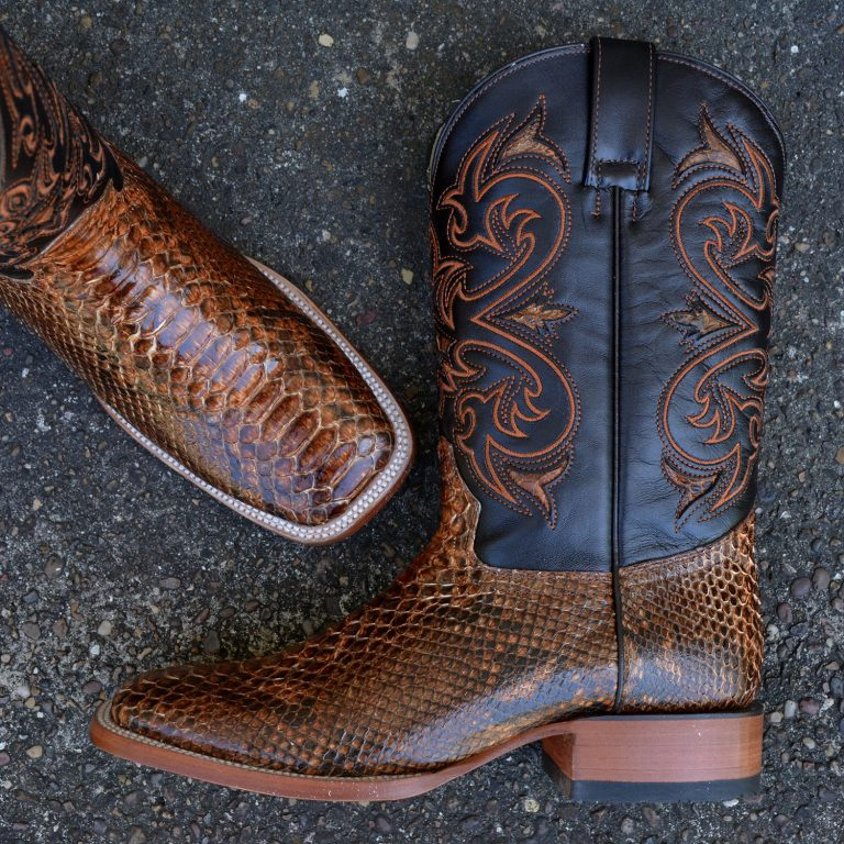 Python Cognac MD Square Toe